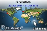 Locations of visitors to this page